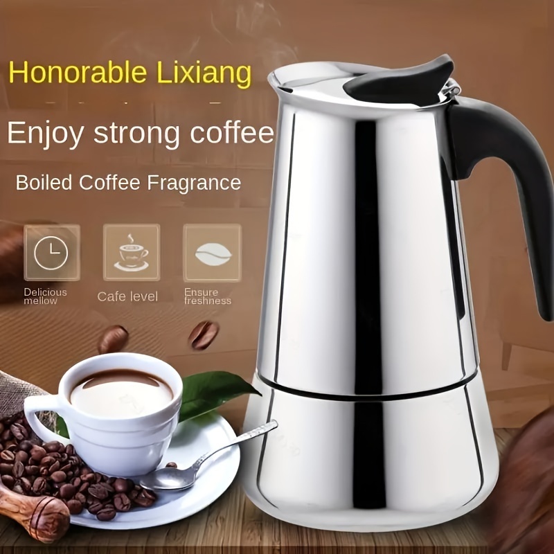 Stovetop Espresso Moka Pots,, Classic Coffee Maker Pot, Household