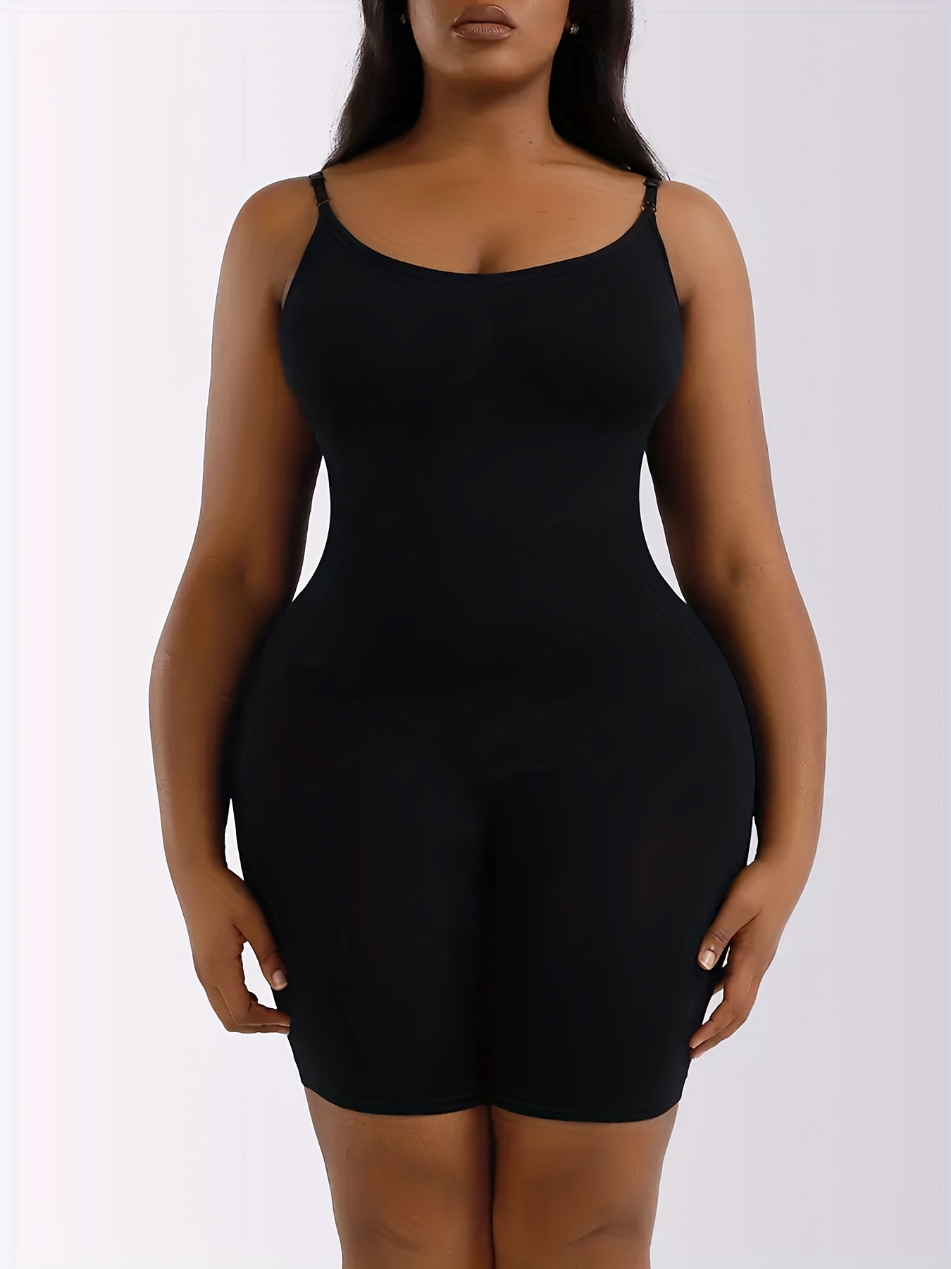 Seamless Solid Shaping Bodysuit, Tummy Control Butt Lifting Slip Body  Shaper, Women's Underwear & Shapewear