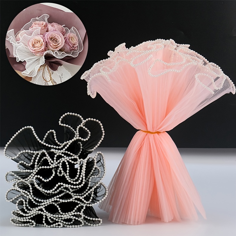 Pure Lace Flower Packaging Paper, Art Aesthetics DIY, Waterproof