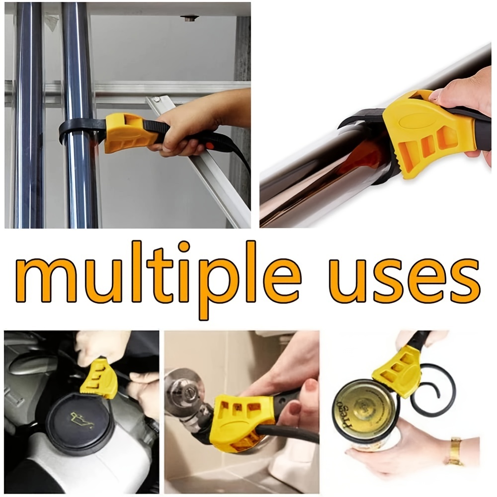 Ölfilterschlüssel Ölfilterband Schraubenschlüssel Anti-Reibung  Einstellbarer Gummigürtel