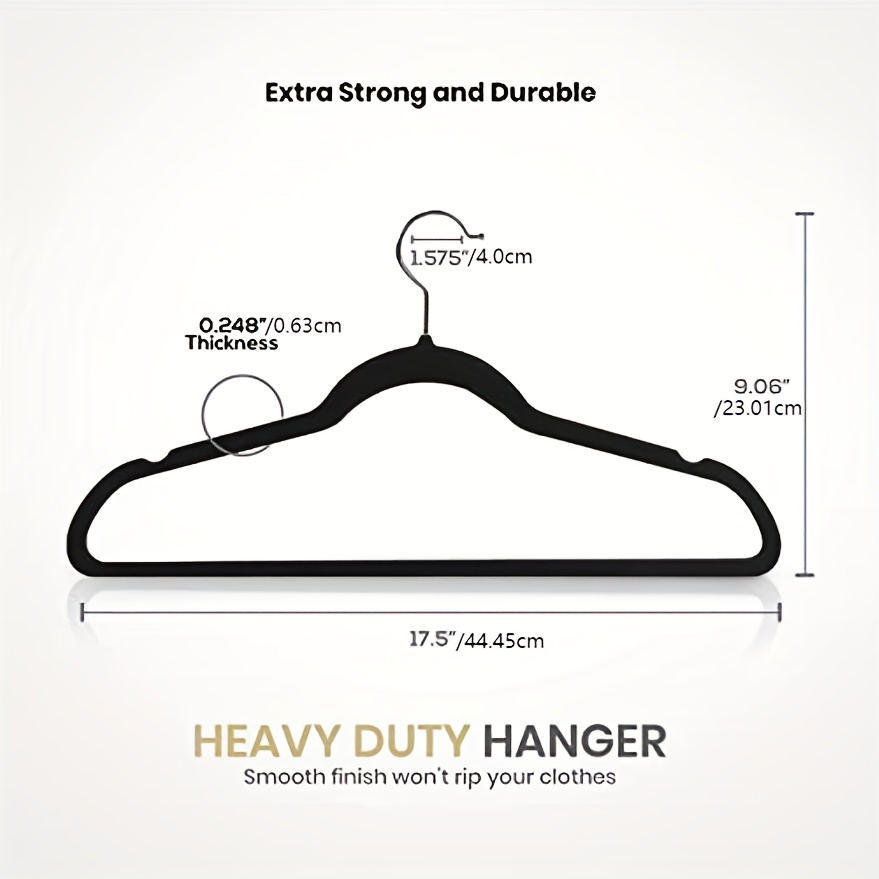 Utopia Home Clothes Hangers 50 Pack - Plastic Hangers Space Saving -  Durable Coat Hanger with Shoulder Grooves (White)