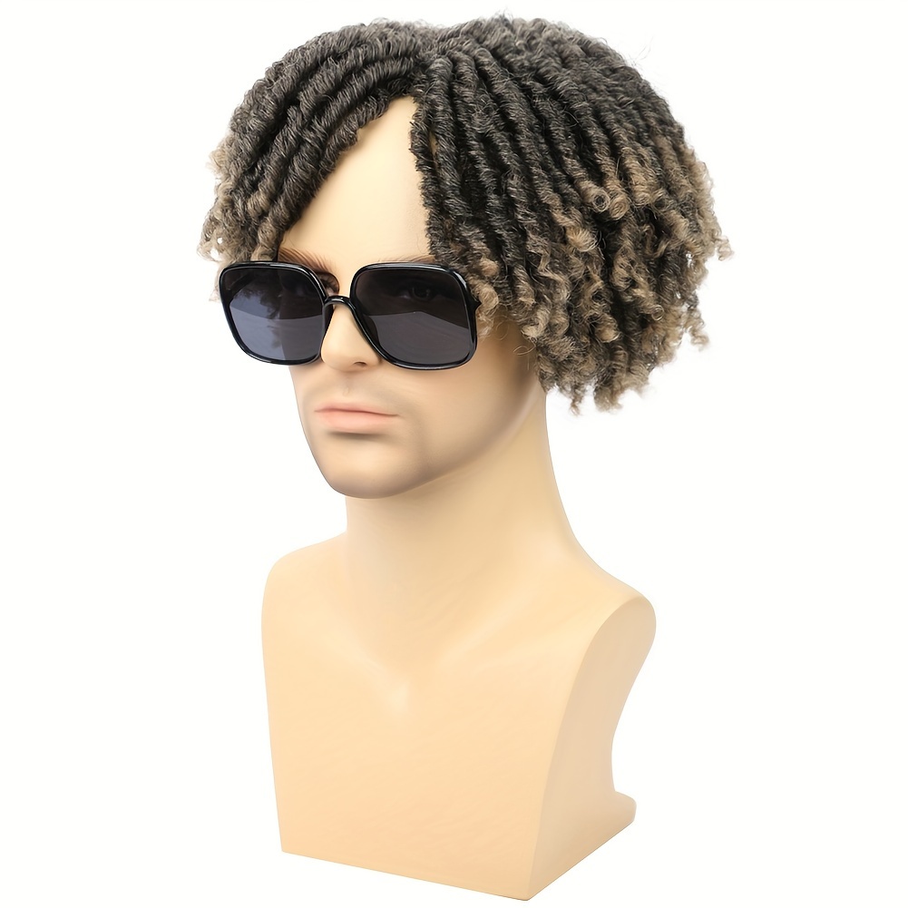 Dreadlock Hairpiece Afro Wig Men Dreadlock Hair Clips In Temu