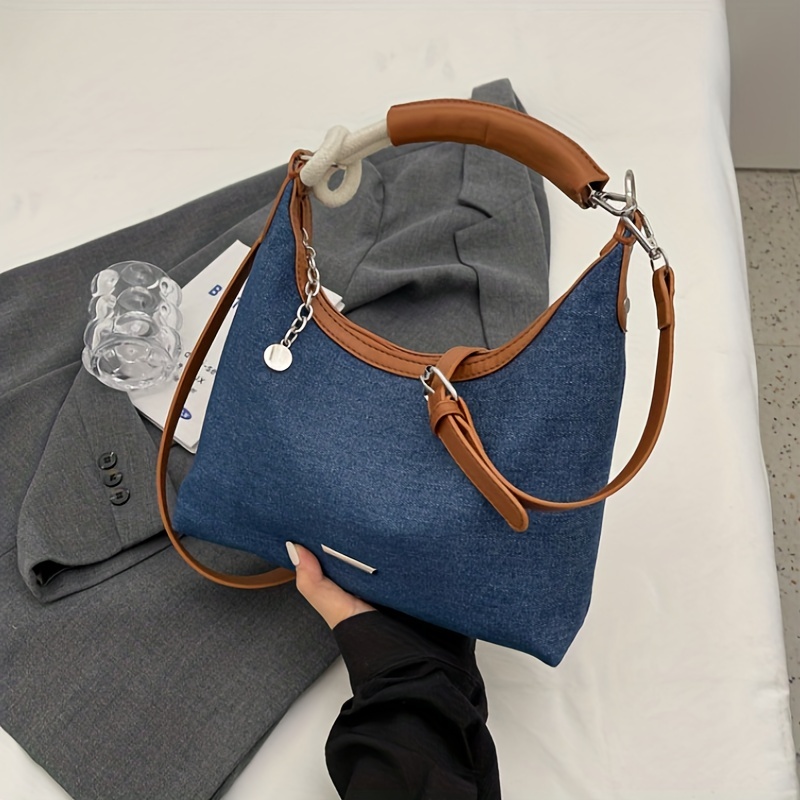 Fashion Shoulder Bag Female Crossbody Handbag Blue Denim Jeans