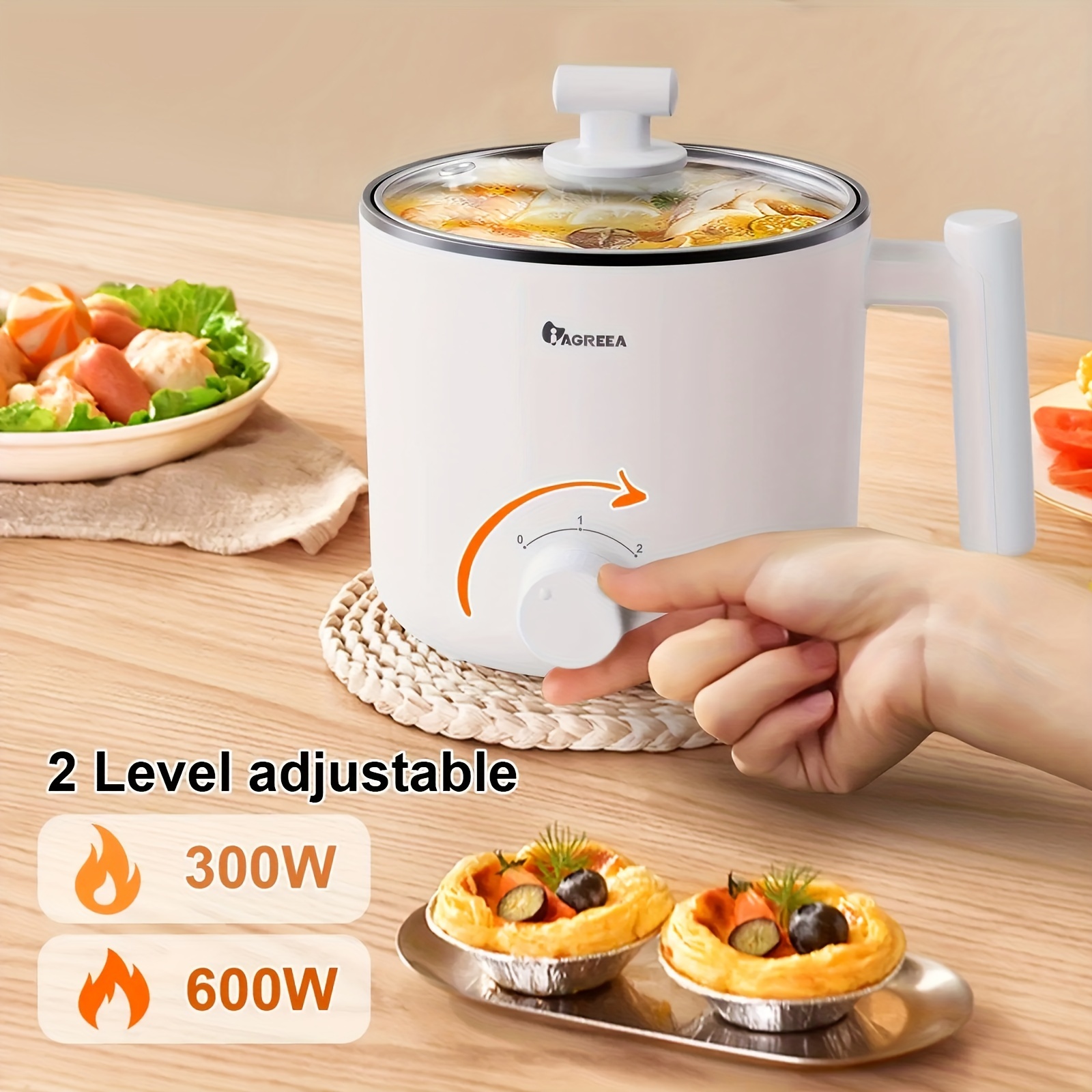 Dropship Rice Cooker Small Rice Maker Steamer Pot Electric Steamer Digital  Electric Rice Pot Multi Cooker & Food Steamer Warmer 5.3 Qt 5 Core RC0501  to Sell Online at a Lower Price