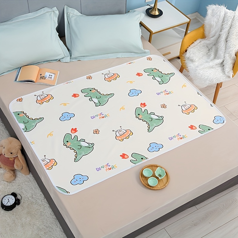 Children's Oversized Waterproof Diaper Pad, Breathable Bed Mat