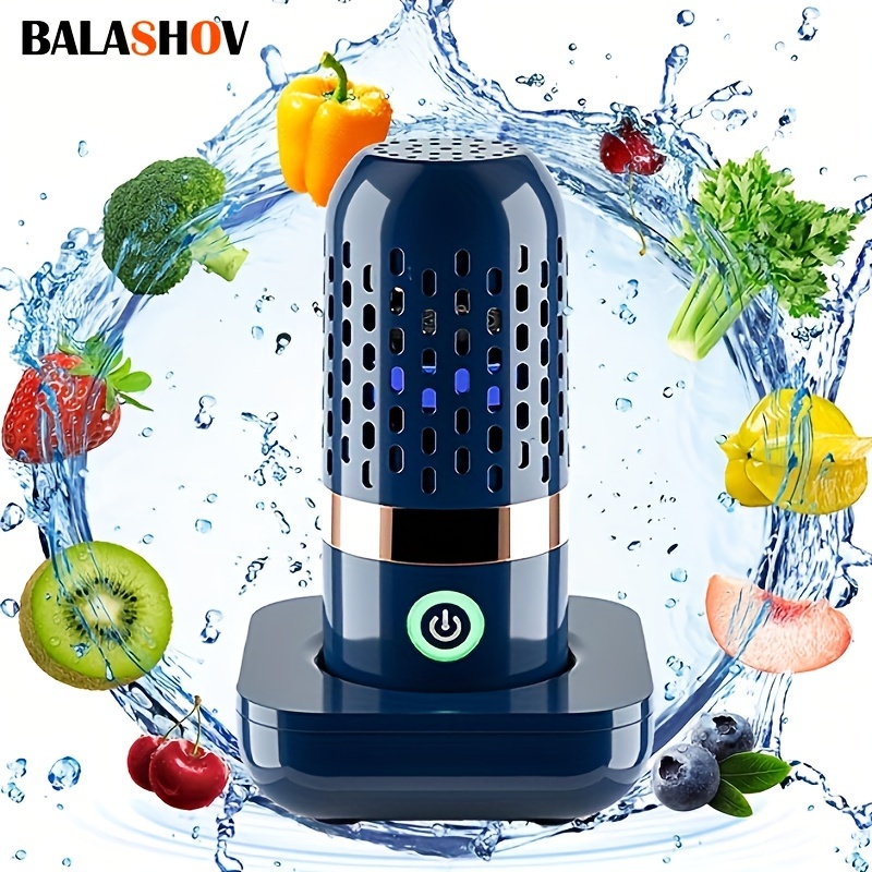 Fruit and Vegetable Cleaner Washing Machine with 3 Modes of Cleaning,IPX7 Waterproof Portable USB Charging Food Purify Fruit Vegetable Washer for