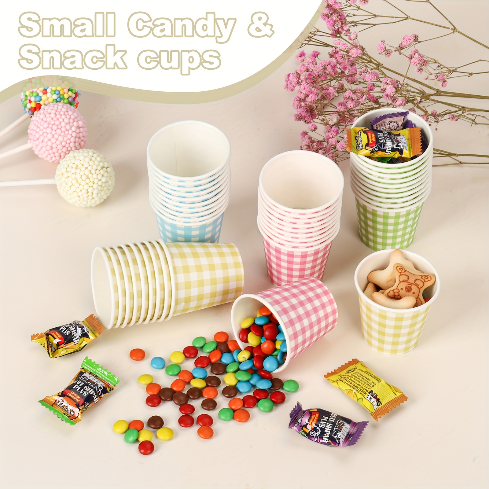 Disposable Small Bathroom Cups Waxed Paper Tasting Cups For - Temu