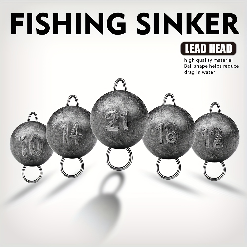 Cannon Ball Sinker Fishing Lead Mould 10-15-20-25-30-40g Lead Mold Weights  & Sinkers -  Canada