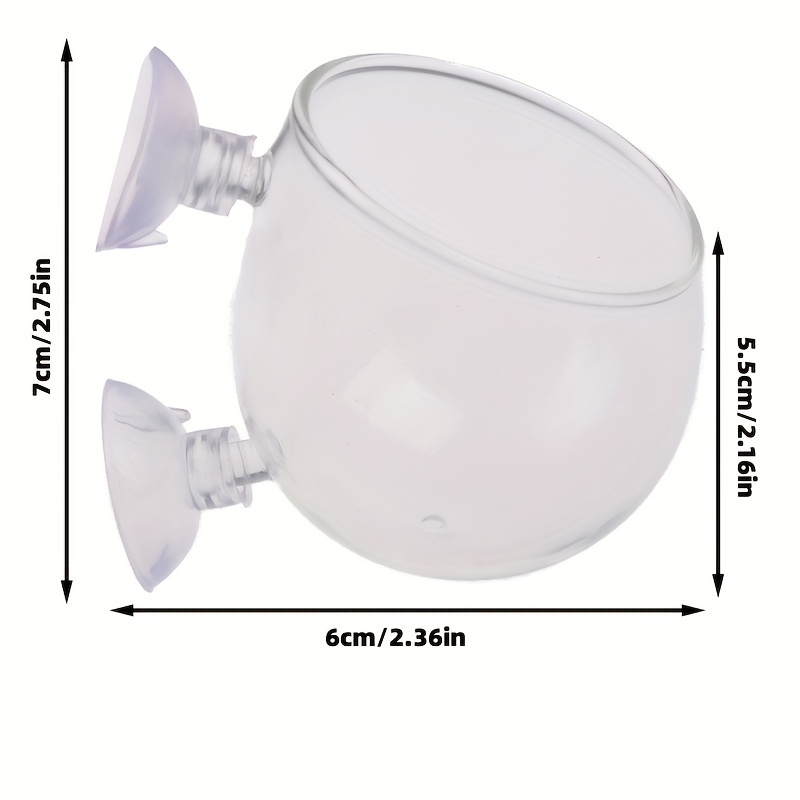Mini Crystal Glass Fish Tank for Growing Aquatic Plants