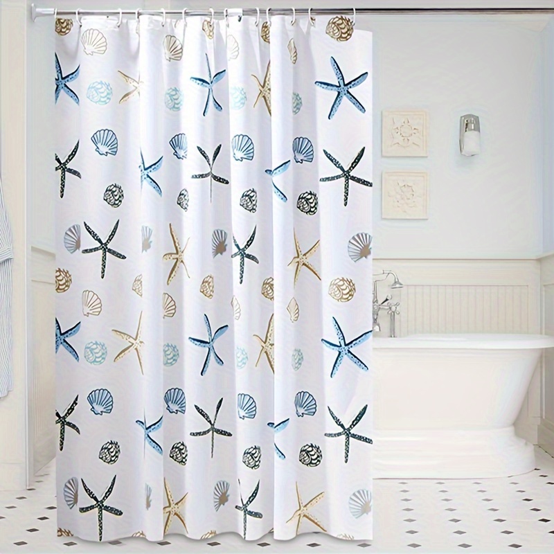 Bathroom Waterproof Peva Shower Curtain - Temu