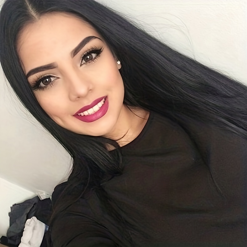 Long Straight Synthetic Wig for Daily Use