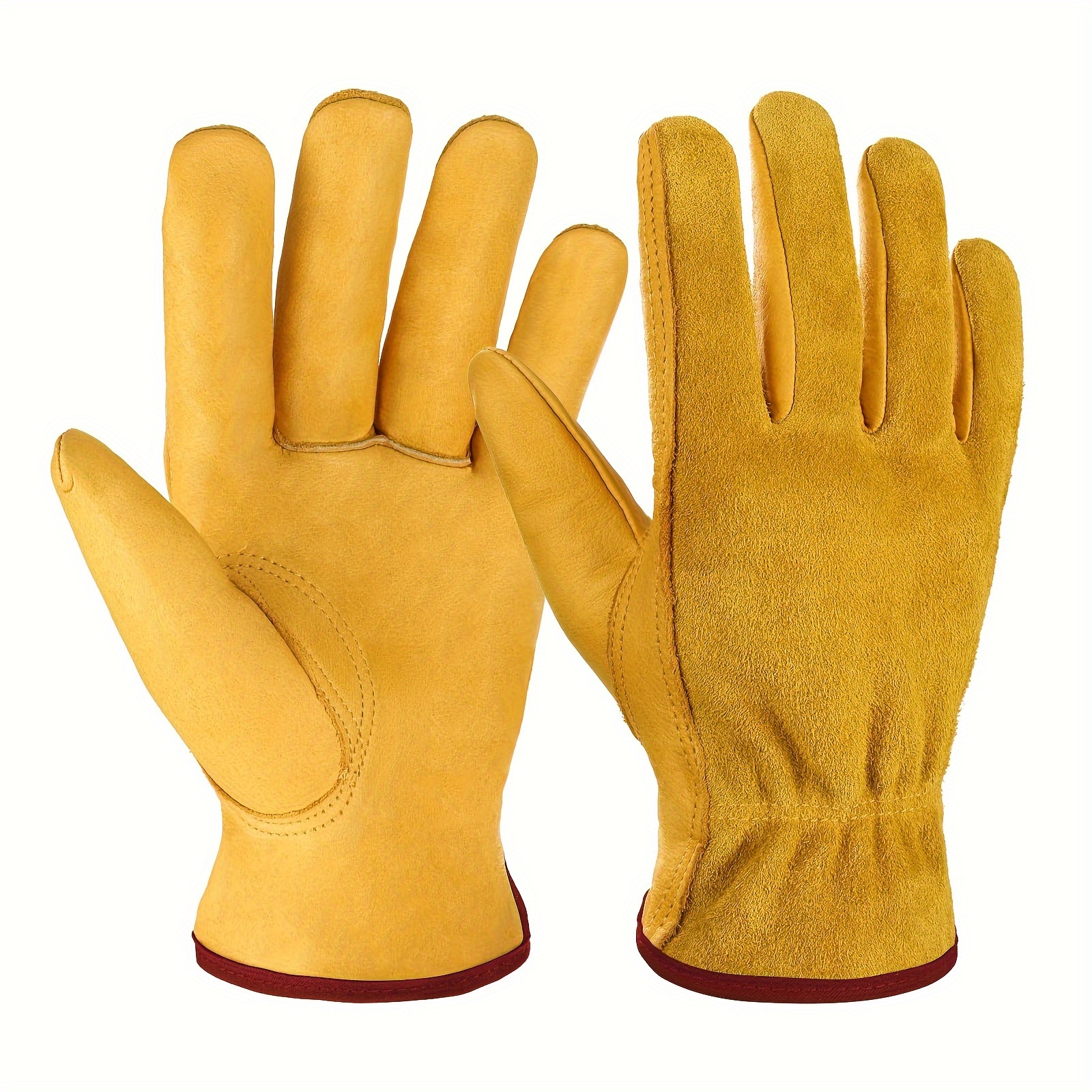 FIRM GRIP XL Pigskin Leather Mens Work Glove Waterproof Winter