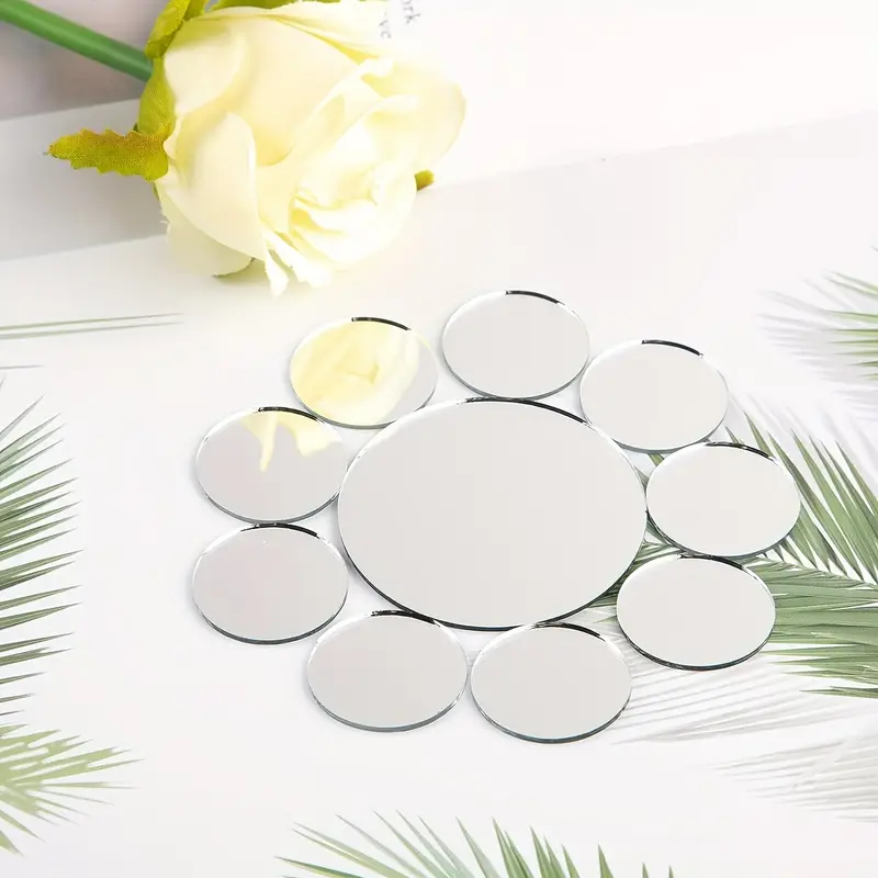 150pcs Craft Mirror Small Round Craft Mirror, Multiple Size Round Mosaic  Set, Mini Mosaic Mirror Tiles For Crafts And DIY Projects, Handmade DIY  Decor