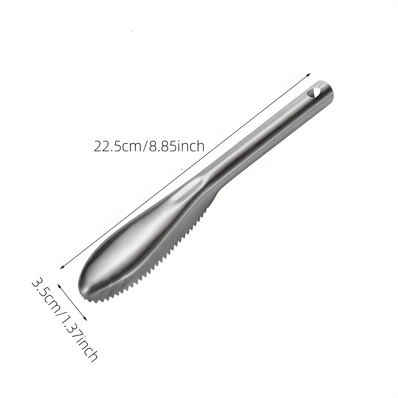 2pcs Stainless Steel Fish Scale Planer Scaler Removing Scrapers And Gadget Fish  Scale Brush Remover Kitchen Tools - Sports & Outdoors - Temu