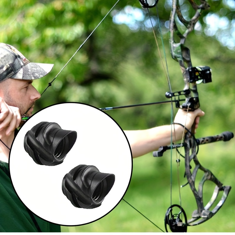 Archery Hooded Peep Sight 37/45 Degree Aluminum Alloy Peep Sights Compound  Bow