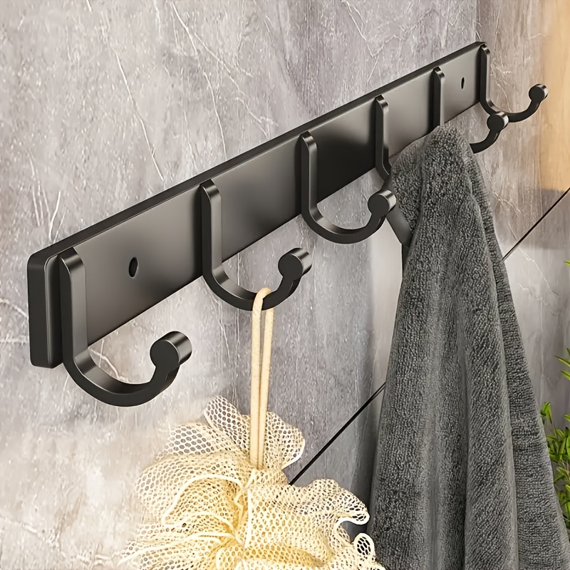 Coat Rack Wall Mounted , 10 Hooks Wall Hooks for Hanging Clothes Hat Keys  Towel, Multi-Function Rack for Bedroom, Bathroom or Entryway