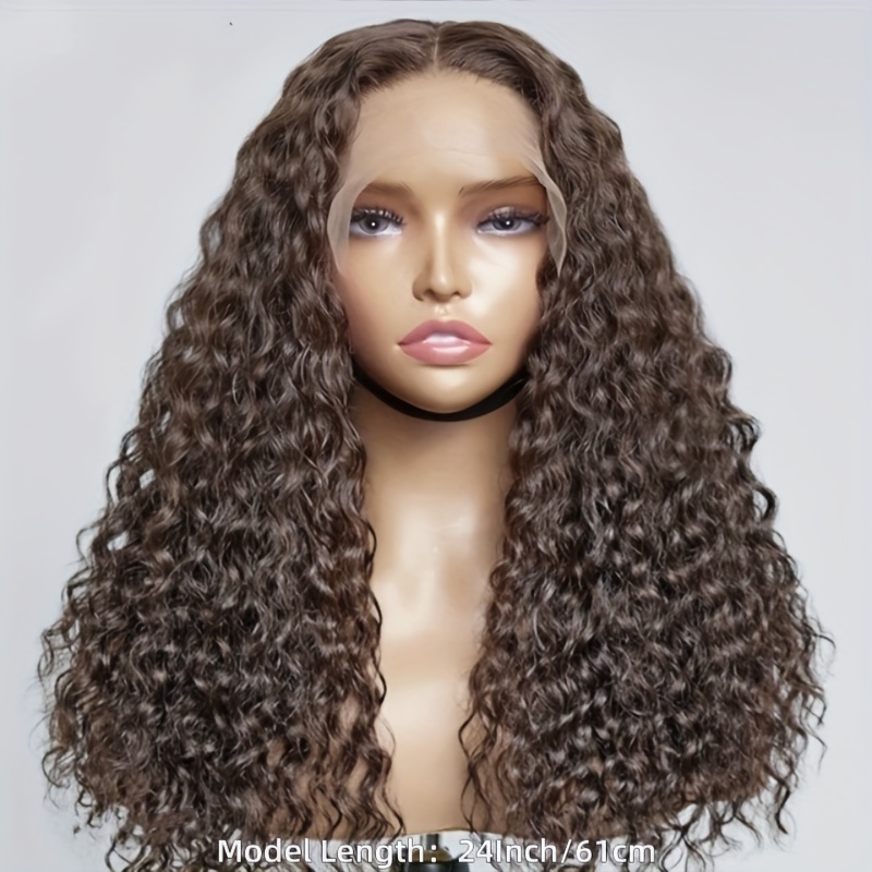 Light brown 2024 curly wig