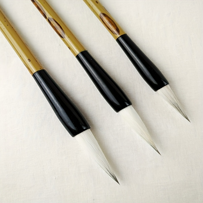 3pcs/set High Quality Chinese Calligraphy Brush Pen School Supply Brush  Chinese Wind Brush Art Supplies Painting Supplies For Students