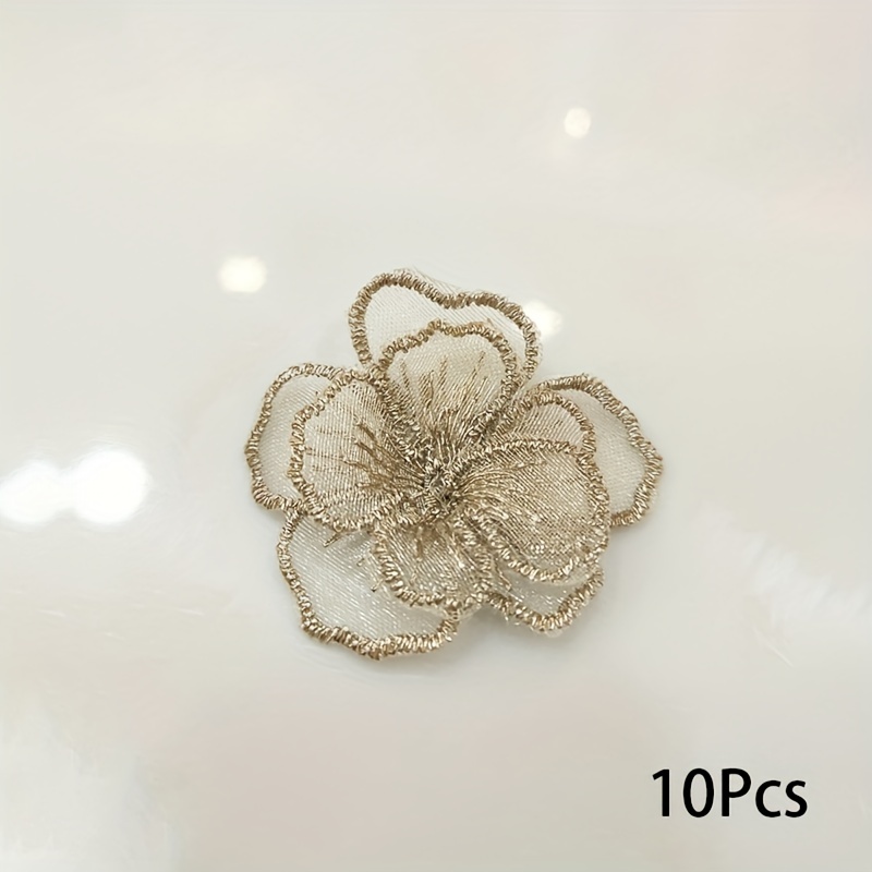 Embroidered Lace Flower Patches Diy Appliques Clothing - Temu