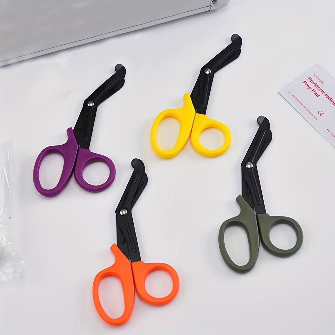1pc Portable Mini White Scissor - Stainless Steel Blade Cutter for Paper,  Handwork, Stationery, Office & School - Perfect Gift!