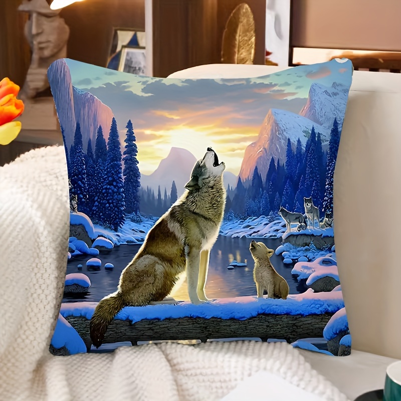 Wolf 2024 cushion cover