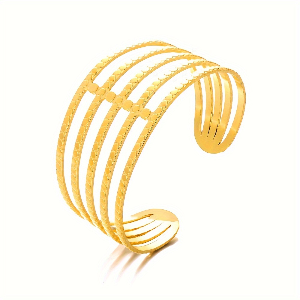 Fancy Bangle-Style Cuff Bracelet main image 1