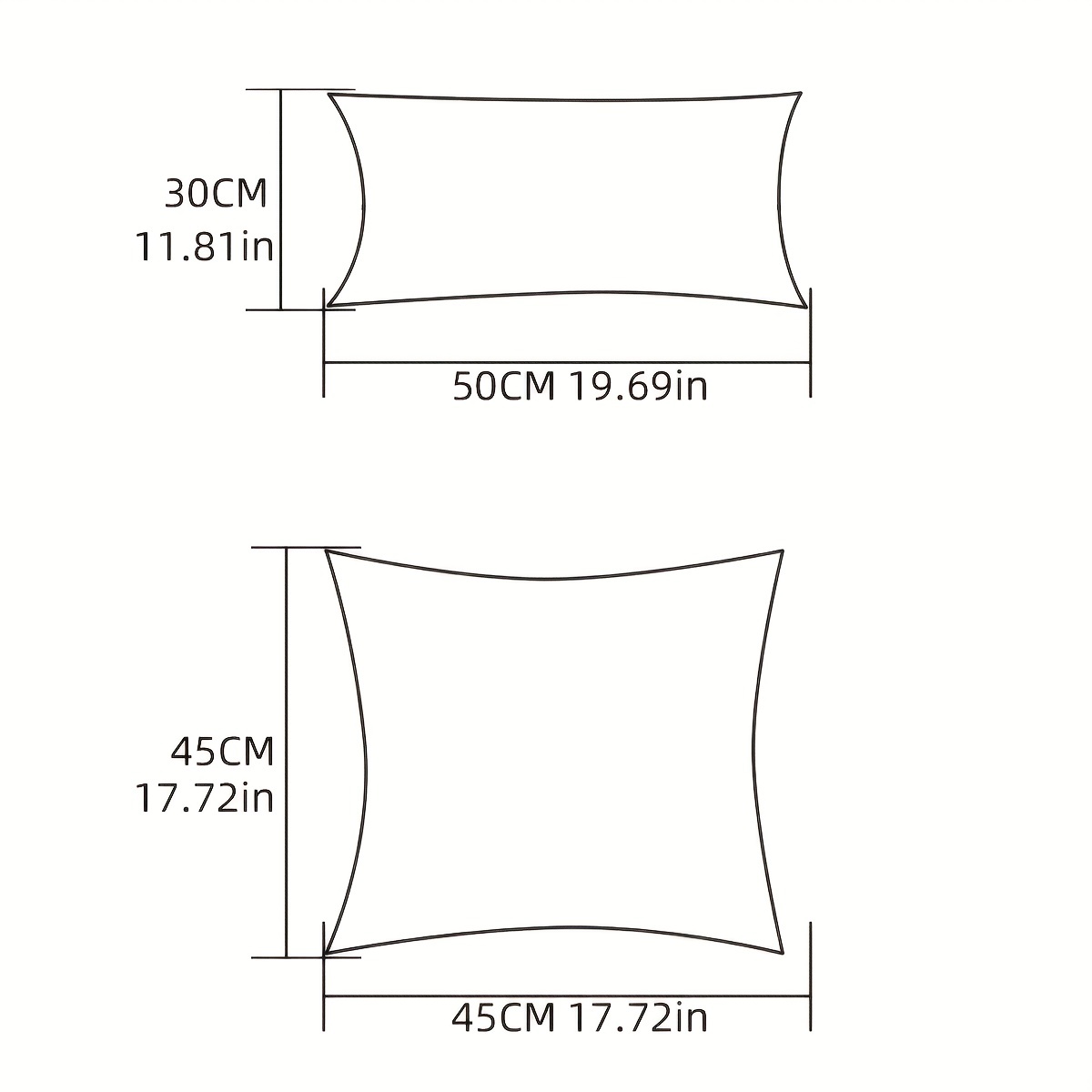 Cuscino schienale divano in vita, cuscino letto, cuscino comodino,  triangolo-60 * 50 * 20 cm_G : : Casa e cucina