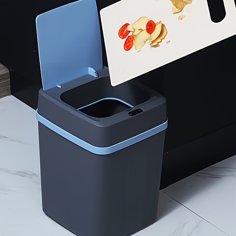 1pc Intelligent Contactless Trash Can Tipo Economico - Temu Italy