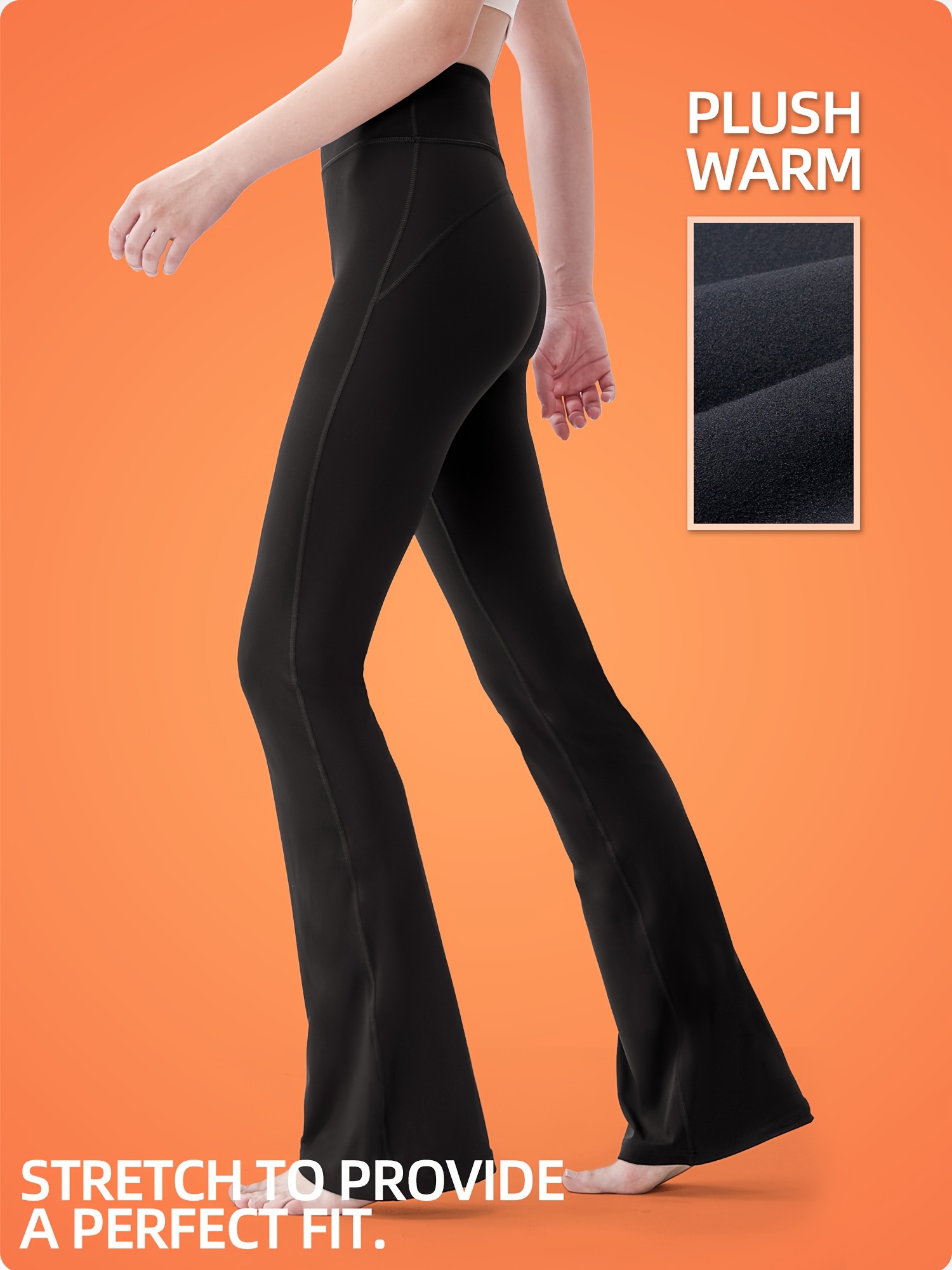 Women's Bootcut Yoga Pants Pocket High Waisted Workout - Temu