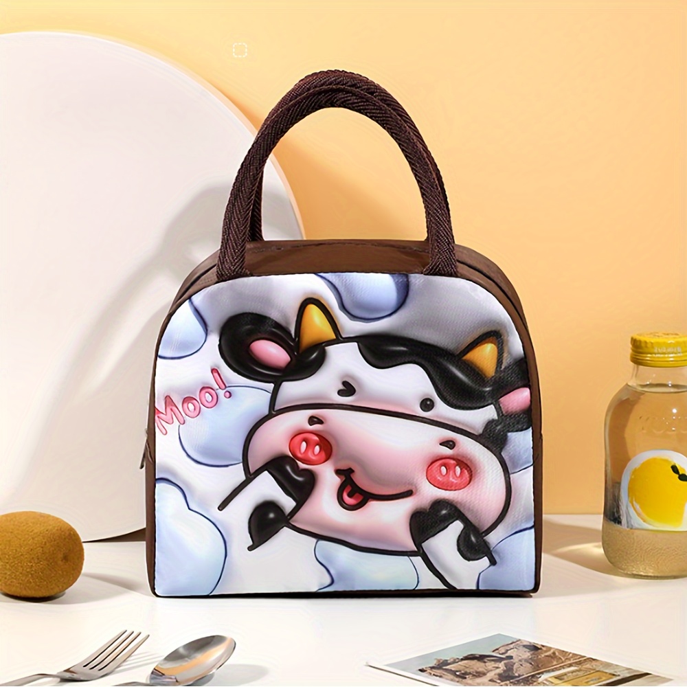 Borsa Tote Decorata Orsetti Kawaii Borsa Pranzo Simpatici - Temu Italy