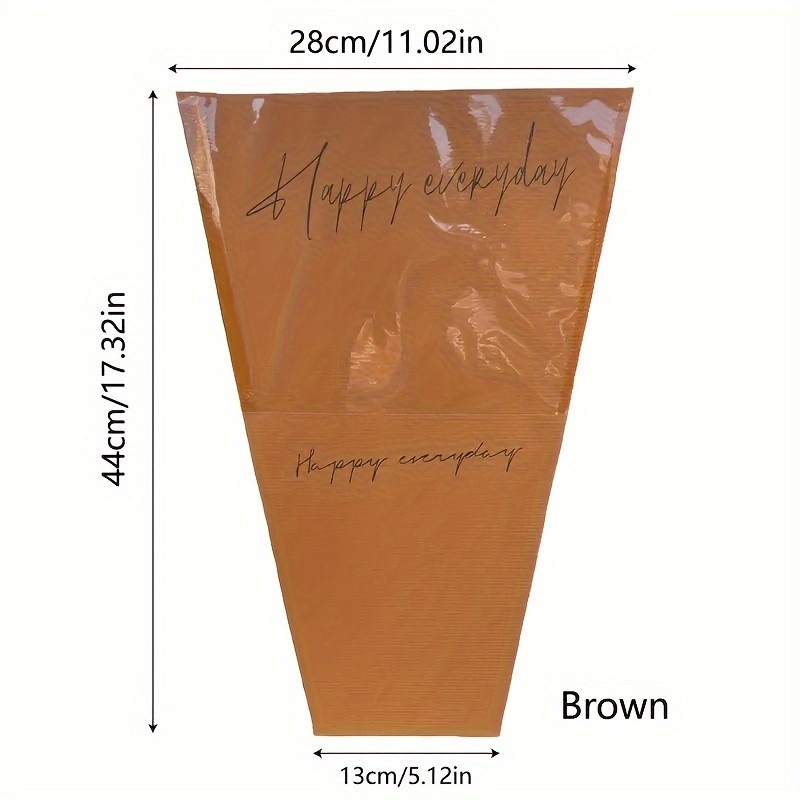 Kraft Paper Flower Wrappers Bouquet Sleeve Wrappers For Diy - Temu