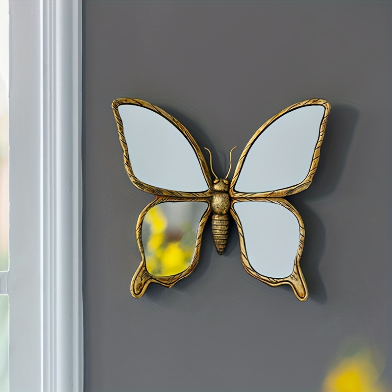 1pc, Luxury Resin Butterfly Resin Dragonfly Pendant Creative Living Room  Butterfly Wall Art Wall Decoration Wall Hanging Home Decoration Crafts