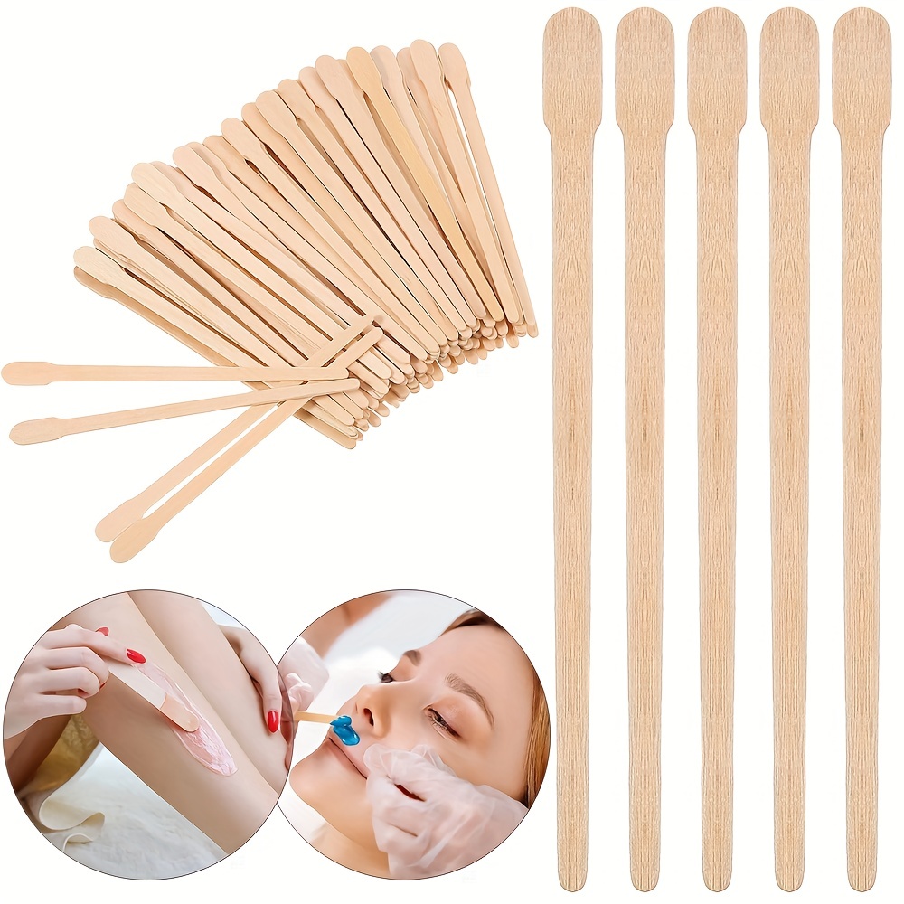 Natural Wood Eyebrow Wax Sticks Easy To Use And Gentle On - Temu