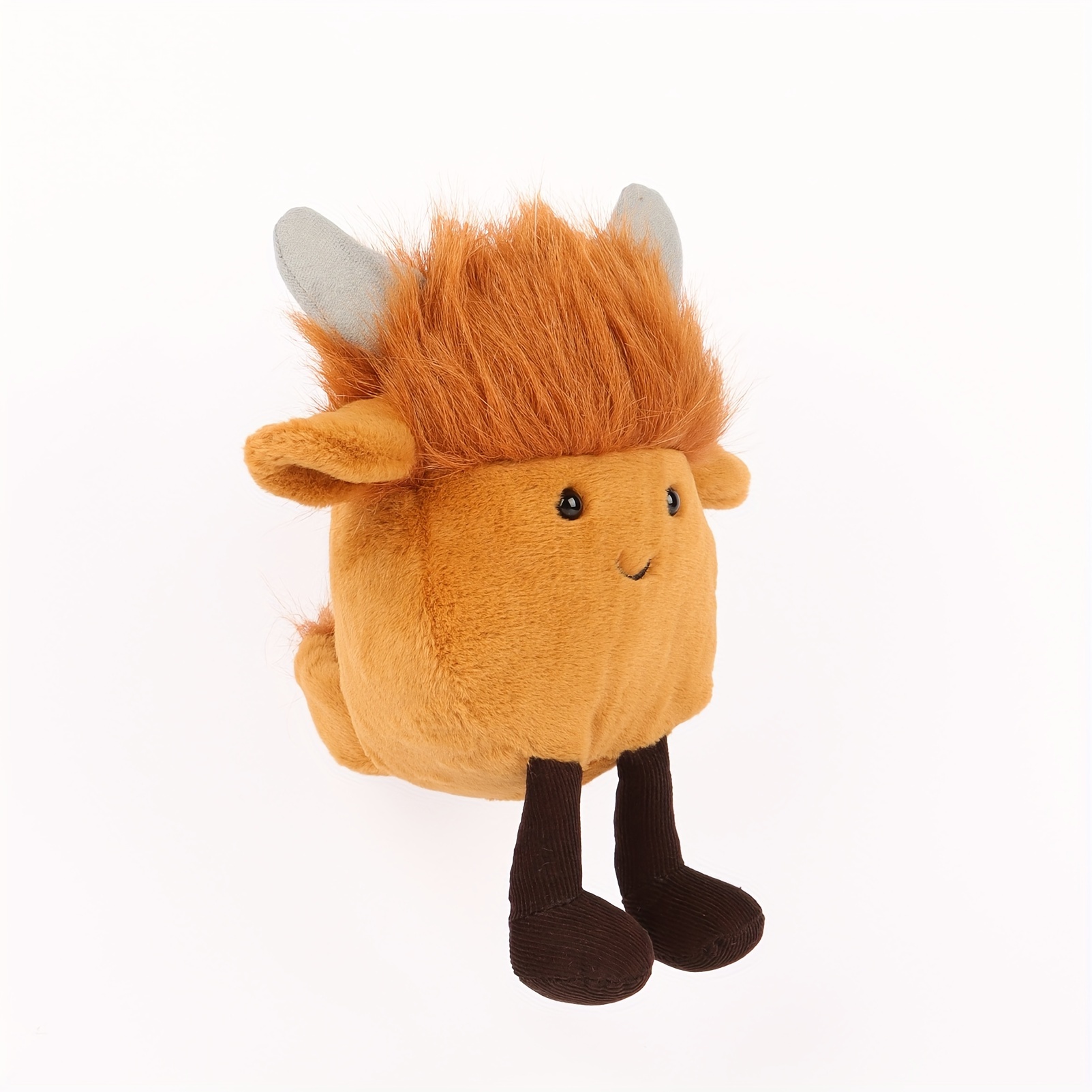 10.63in Simulation Highland Cow Plush Toy Cow Stuffed Toy Soft And  Comfortable Plush Figure Toy