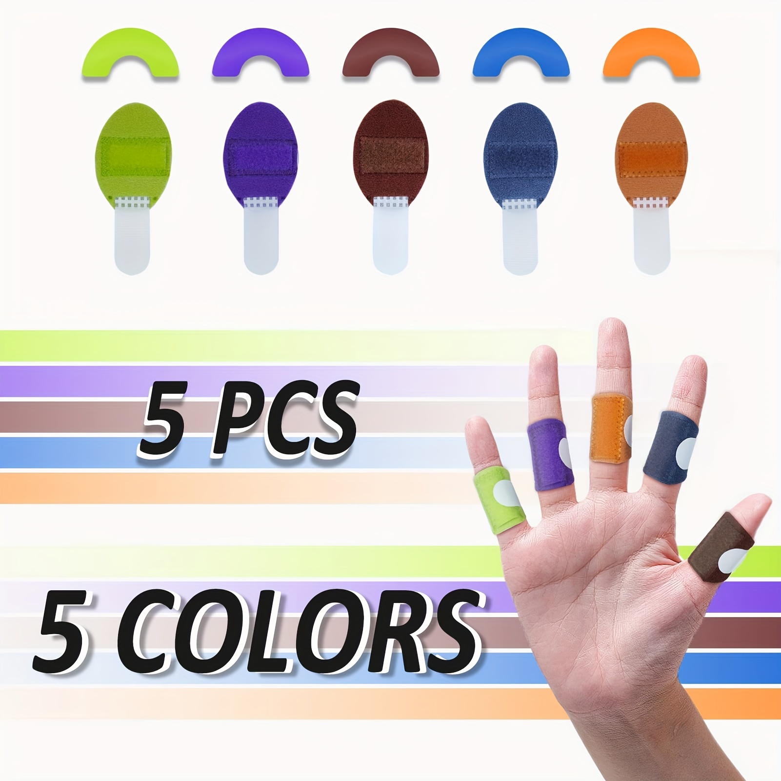 3pcs/6pcs-Set Of Silicone Finger Protectors For Hot Glue Gun, 4 Colors  Finger Protective Caps In 3 Sizes (Random Colors) And Silicone Tip Covers  For Sewing