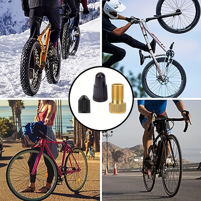 Presta - Adaptador de válvula – Convierte Presta a Schrader para  bicicletas, bicicletas eléctricas, scooters eléctricos y coches – Inflar  neumático