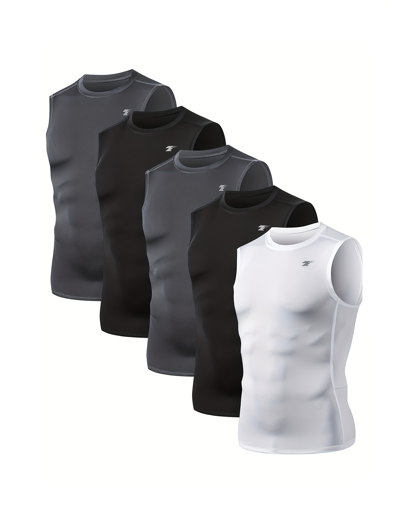Camisas de compresión para hombre, manga larga, capa base fresca, para  correr, entrenamiento, deportes, gimnasio, tops