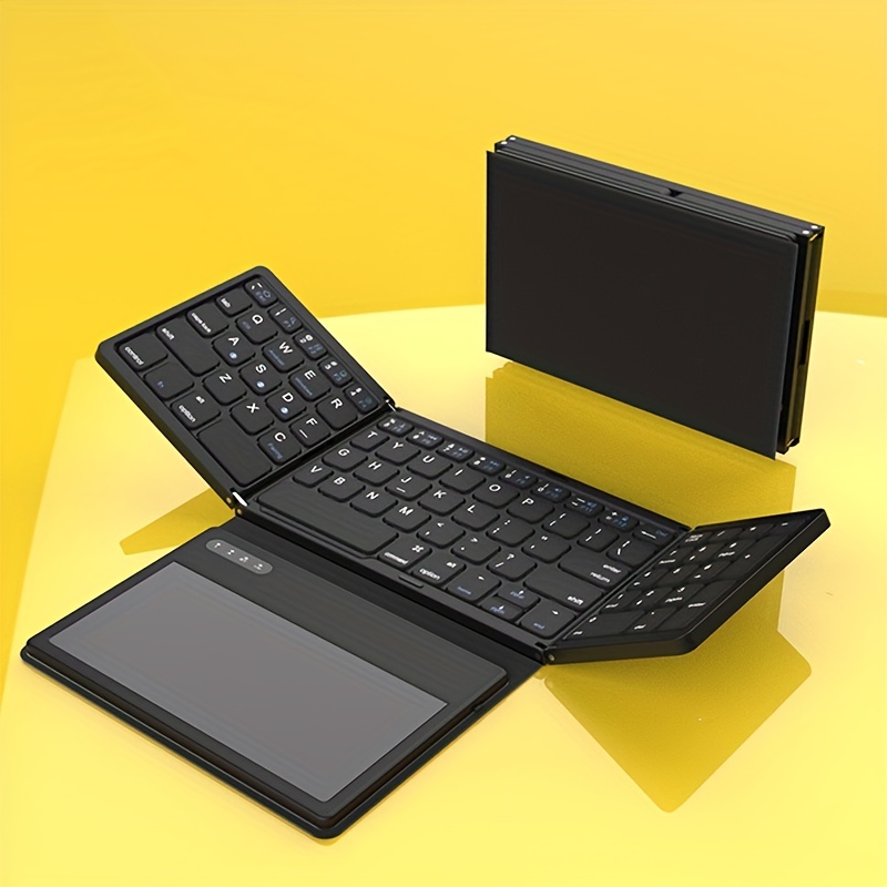 Clavier pliable sans fil - Clavier mobile pliable,Clavier pliable ultra fin  portable pour la plupart des tablettes, ordinateurs portables et