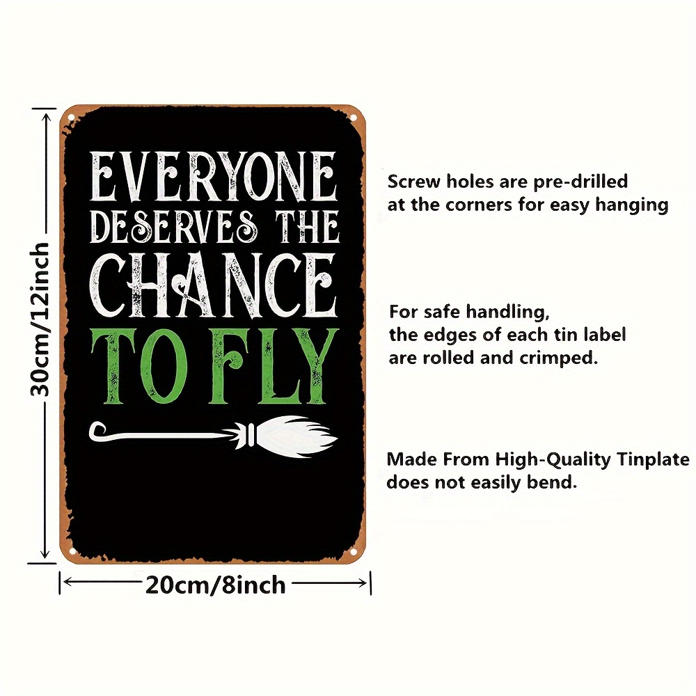 Everyone Deserves Chance Fly Quote Art Board - Temu