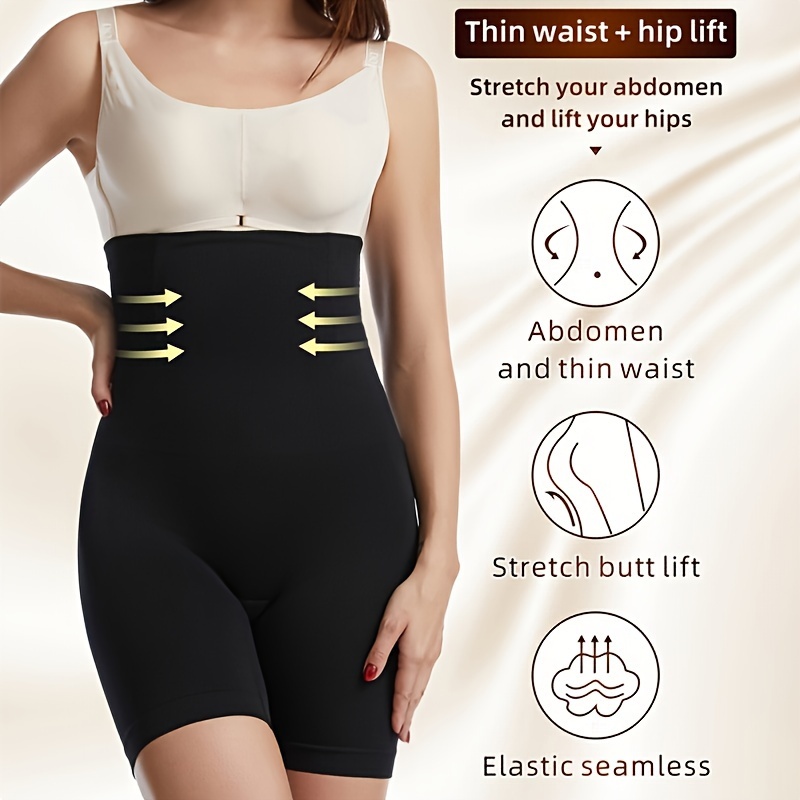 Shapewear For Women Tummy Control High-Waisted Power Short Waist Trainer  Butt Lifter Slimming Underwear