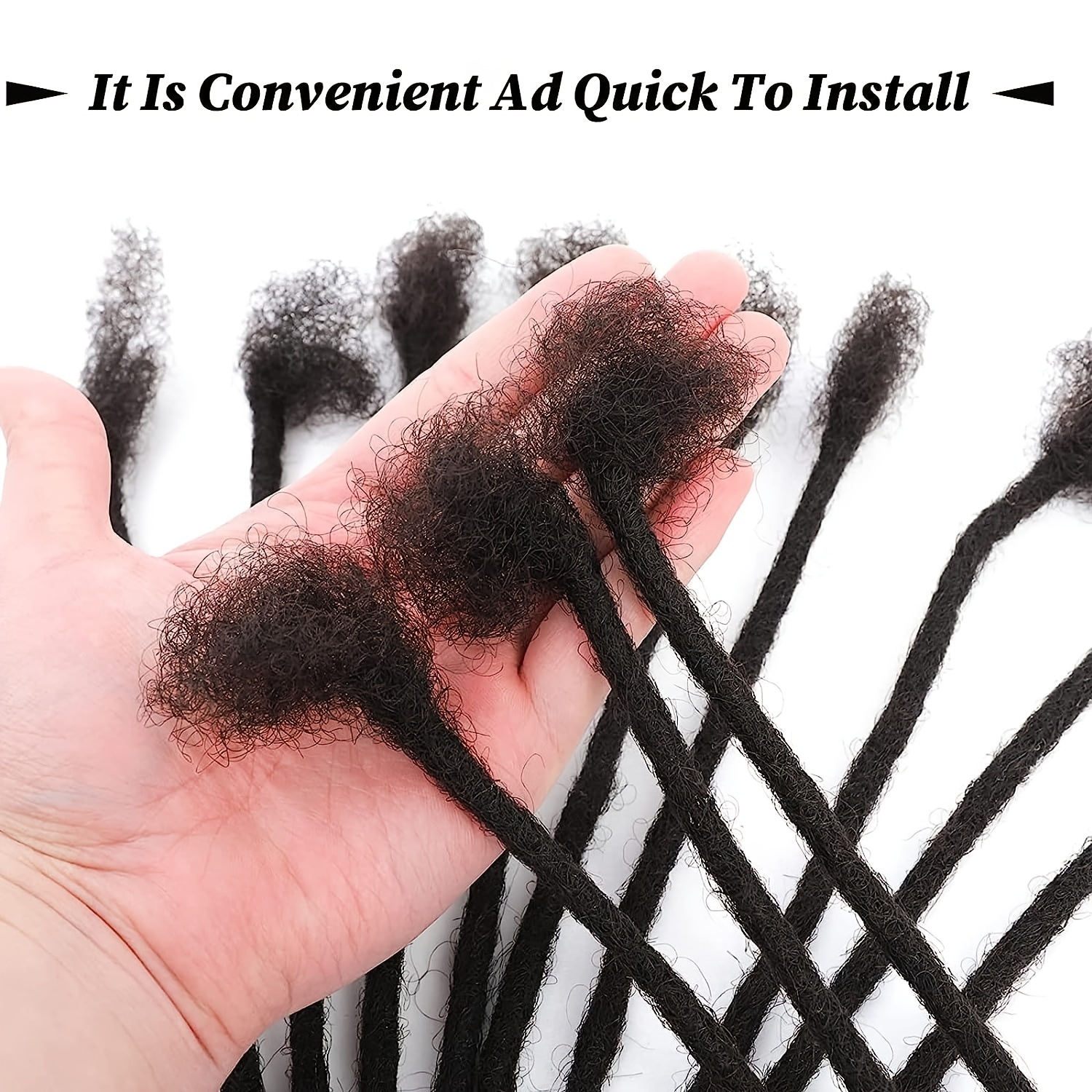 12 Inch 10 Strands Loc Extensions Human Hair