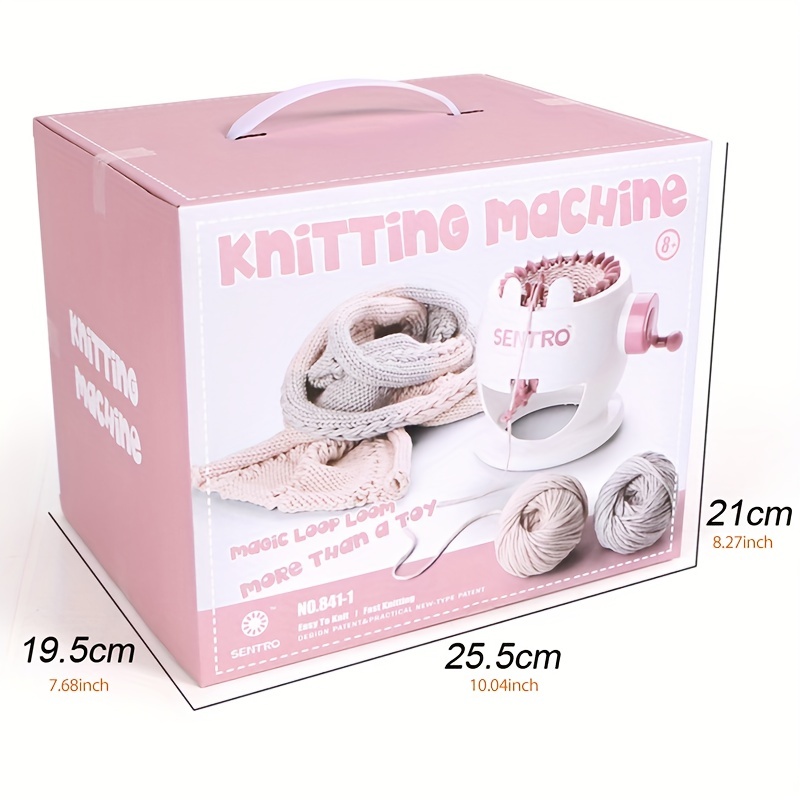 Buy Knitting Loom Machine for Hats, Embellish Knit Automatic Spool Loom, Quick  Knit Loom for Kids Beginners Pink Online at desertcartKUWAIT