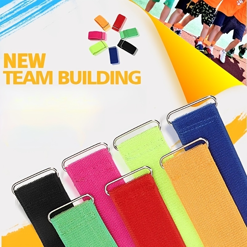 3 Legged Leggings for 2 People Game Ankle Straps Running Multiplayer Party
