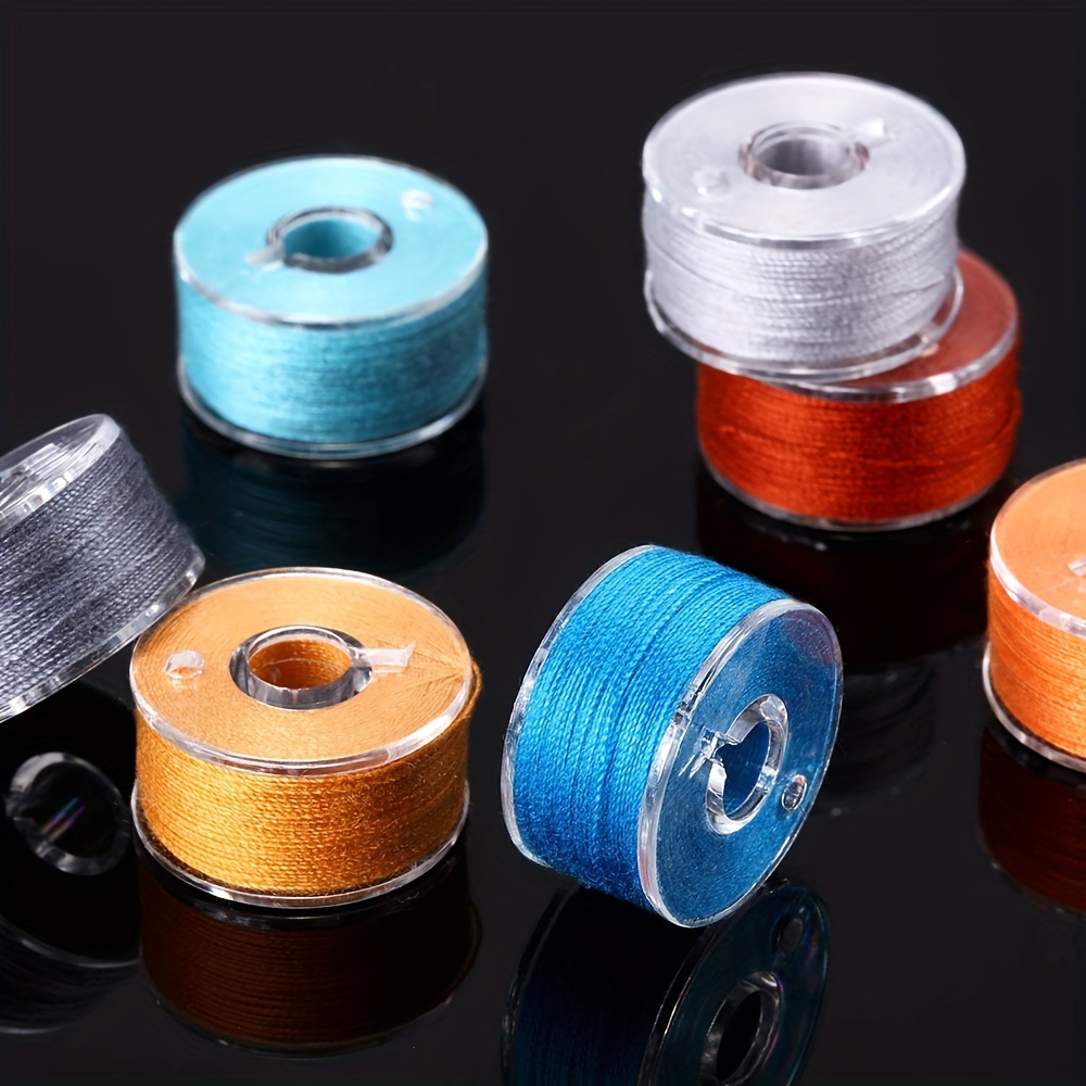 Multicolor Sewing Machine Bobbins Reusable Plastic Bobbins Spools With  Thread For Embroidery Sewing Accessories - Temu Australia