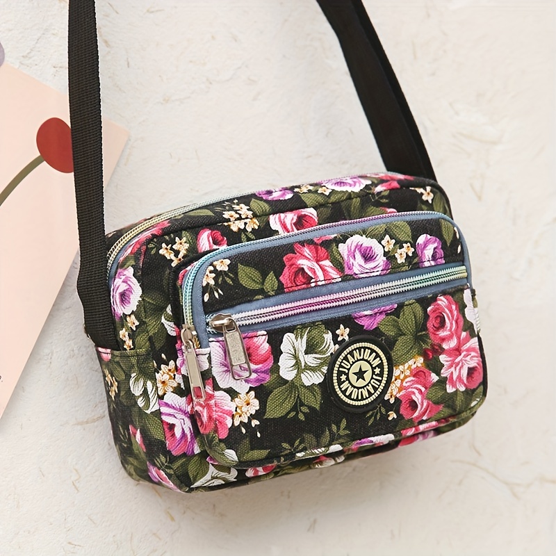 

Vintage Shoulder Bag, Classic Zipper Crossbody Bag, Women's All- Phone Bag