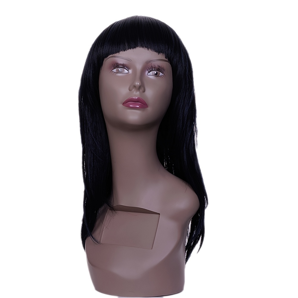 Female Realistic Mannequin Head With Shoulders African Wig - Temu
