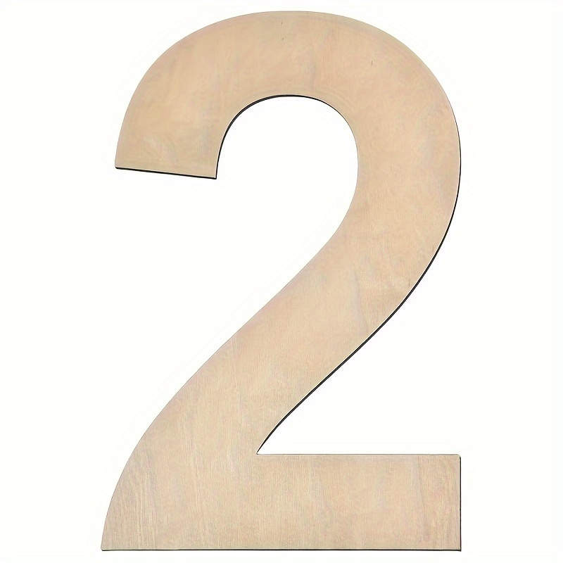 Large Blank Wooden Numbers 0 9 20 Dots Wood Chip Sign Board - Temu