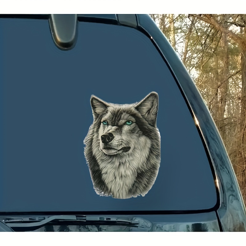 Acheter Autocollant accessoires de voiture, autocollant de fenêtre de  voiture, autocollant de voiture Coyote, autocollants de voiture loup