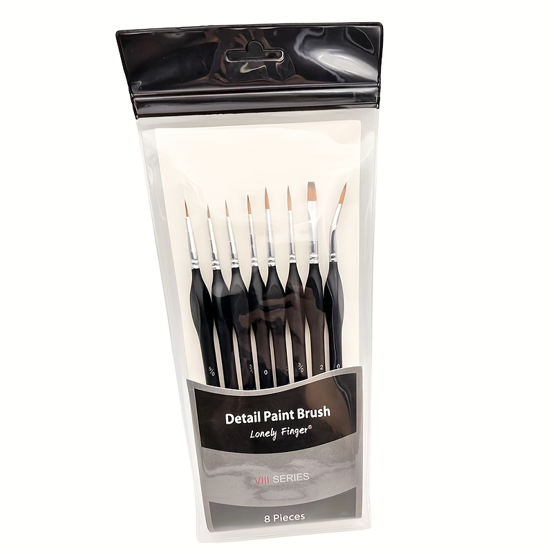 Tiny Professional Fine Detail Paint Brush Set, Micro Miniature Painting  Brushes Kit With Ergonomic Handle For Acrylic, Oil, Watercolor, Art, Scale  Model, Face, Paint By Numbers - Temu Netherlands