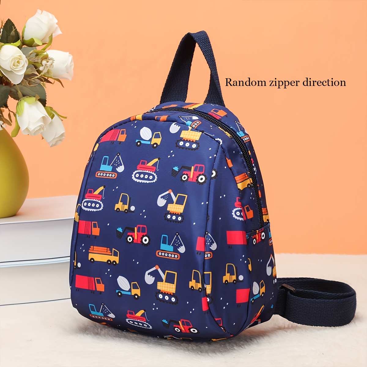 Excavator Print Lightweight Backpack for Kids
